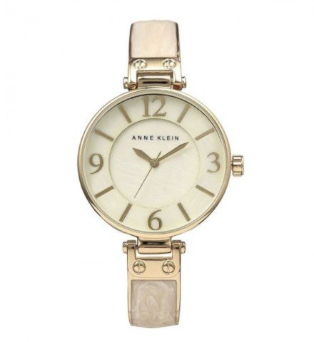 Anne Klein Gold-Tone Metal Ladies Watch AK-1980TPRG