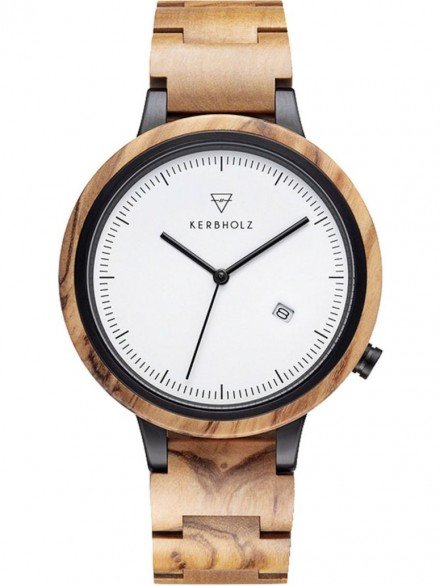 Wooden Men's Watch Lamprecht Olive Wood