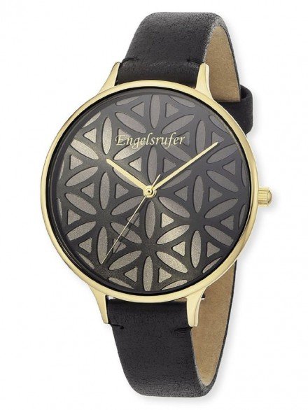 ERWA-LIFL-LBK1-LG Ladies' Watch Flower of Life Ø 38 mm