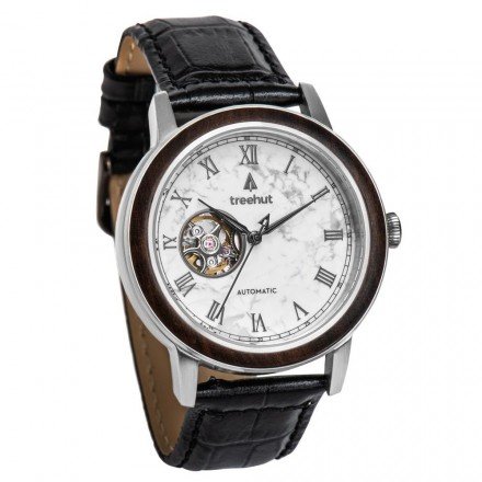 Atlas White Marble Black