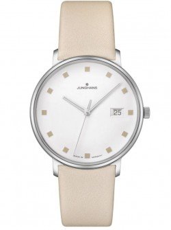047/4860.00 Women's Watch Form Damen Beige Leather Strap