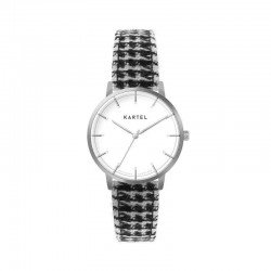 ISLA 34MM BLACK FABRIC STRAP WATCH