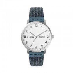 MORRIS 40MM BLUE FABRIC STRAP WATCH
