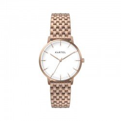 ISLA 34MM ROSE GOLD METAL STRAP WATCH