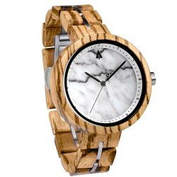 Theory Zebrawood White Marble