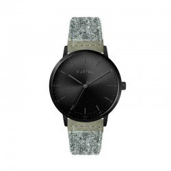 HUME 40MM GREY HARRIS TWEED STRAP WATCH