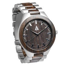 Classic Silver Stainless Ebony Theo