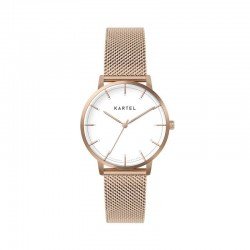 ISLA 34MM ROSE GOLD CHAIN MESH STRAP WATCH